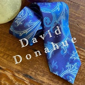 David Donahue 100% Silk Tie